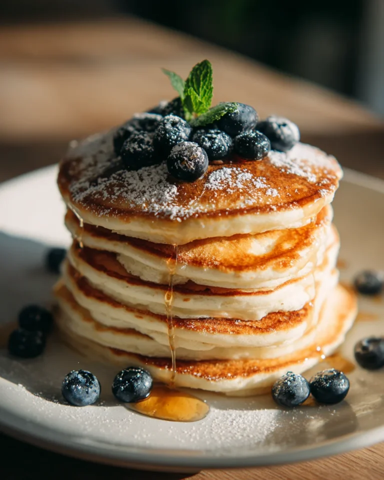 Whole Wheat Old Fashioned Pancakes Recipe – Healthy Breakfast