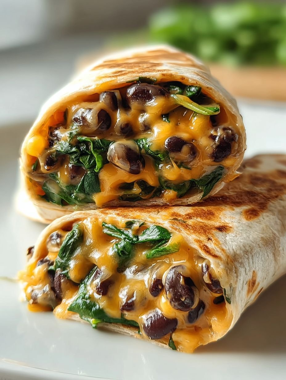 Der cremigste Bohnen-Spinat-Burrito, den du probierst image 2