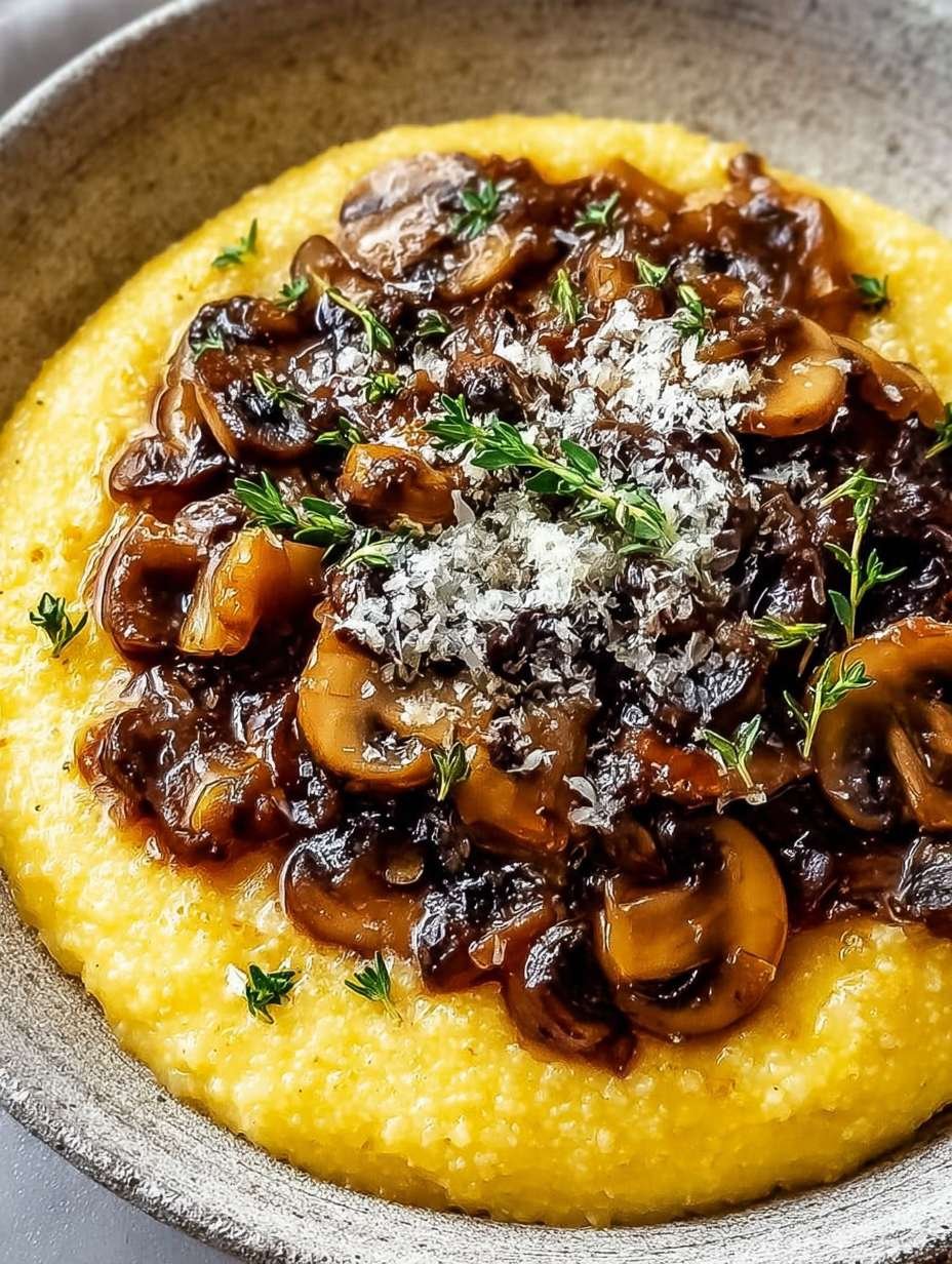Die cremigste Parmesan-Polenta mit Pilzragout image 2