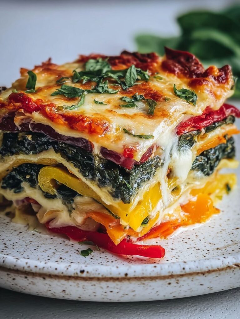 Diese Regenbogen Lasagne schmeckt einfach himmlisch