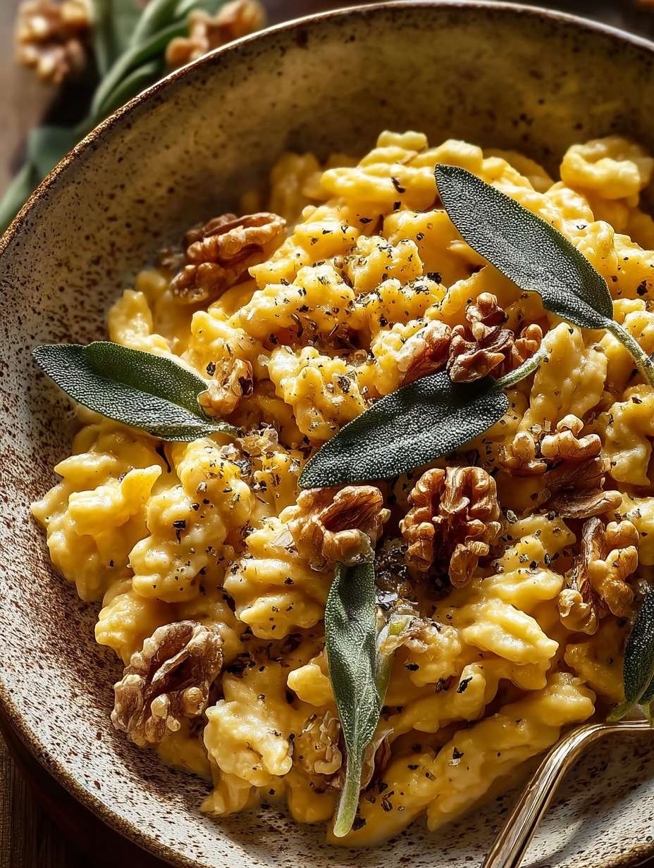 Ein Herbsttraum: Kürbis-Spätzle mit Salbei image 2