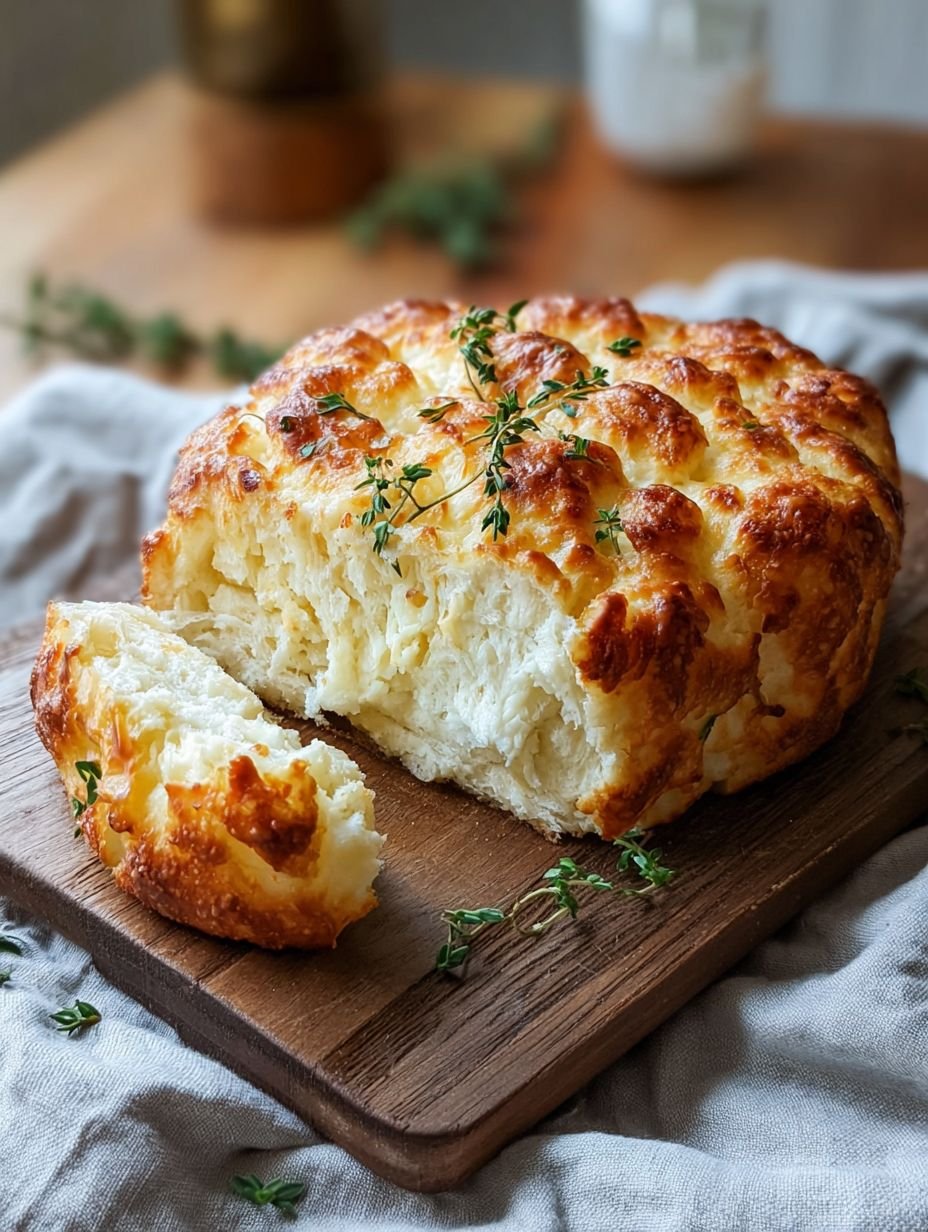 Fluffiges Hüttenkäse Wolkenbrot, das begeistert. image 2