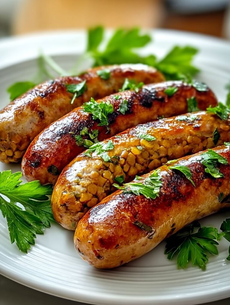 Knusprige Kichererbsen-Linsen-Wurst: Dein Rezept!
