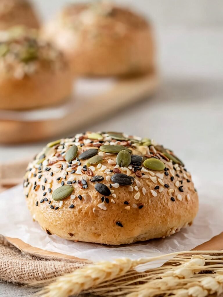 Knusprige Saatenbrötchen – einfach selbst backen.