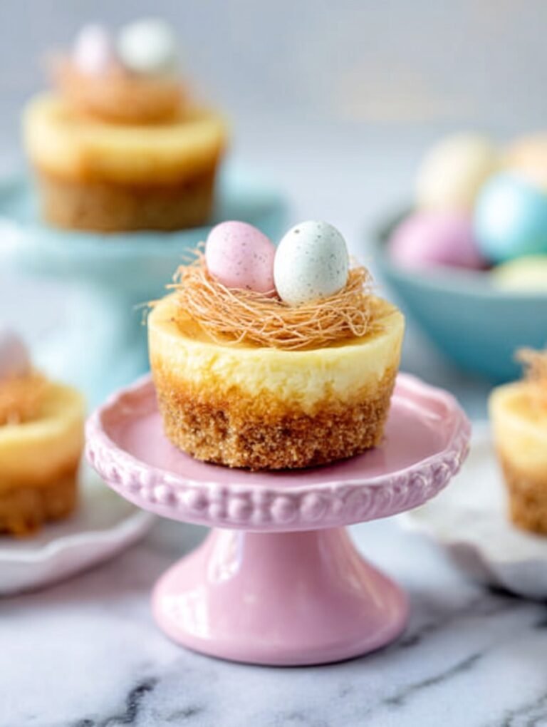 Mini Oster-Cheesecakes | Einfaches & cremiges Rezept