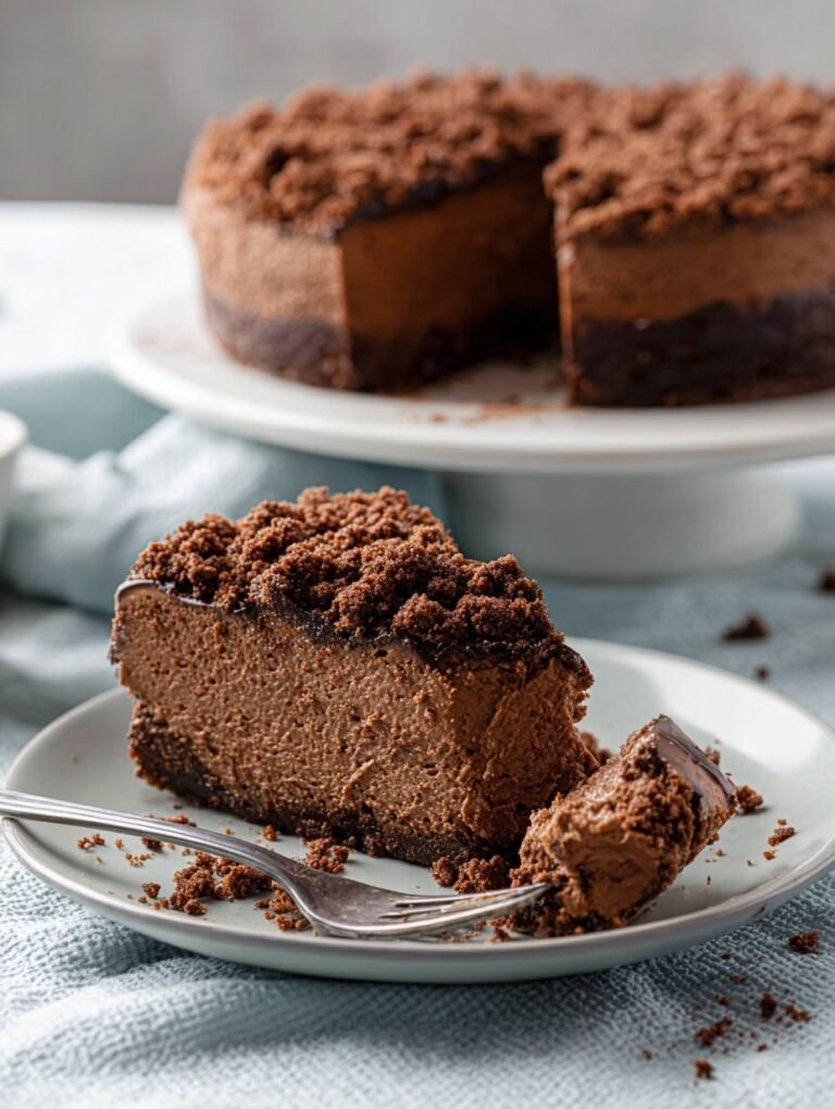 So gelingt der perfekte Schoko Streusel Käsekuchen