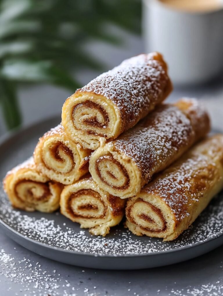 Zimt French Toast Röllchen – dein süßer Genuss