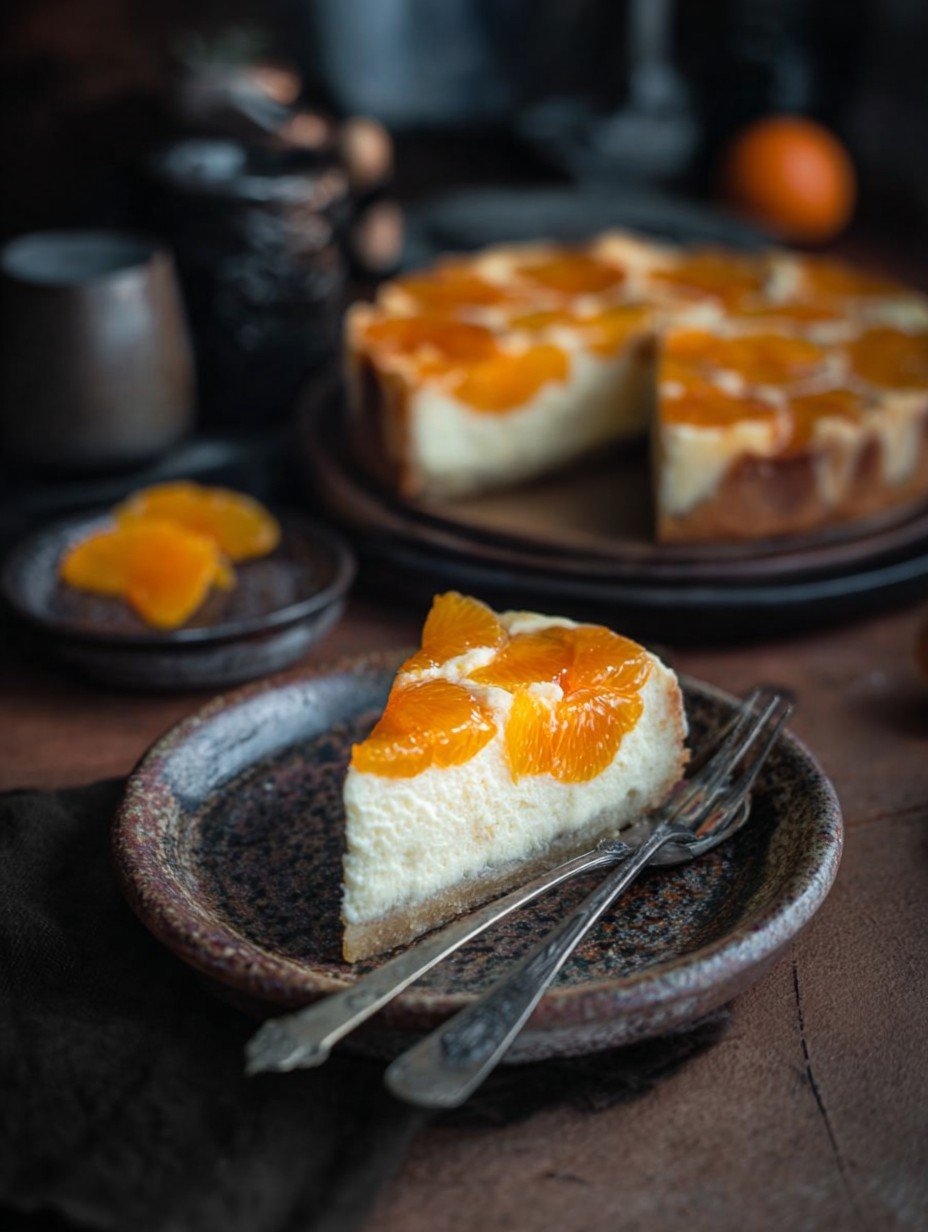 Fruchtige Käsetorte mit saftigen Orangenscheiben image 2