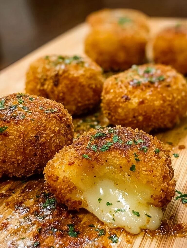 Knusprige Babybel-Käse Bällchen aus der Heißluftfritteuse