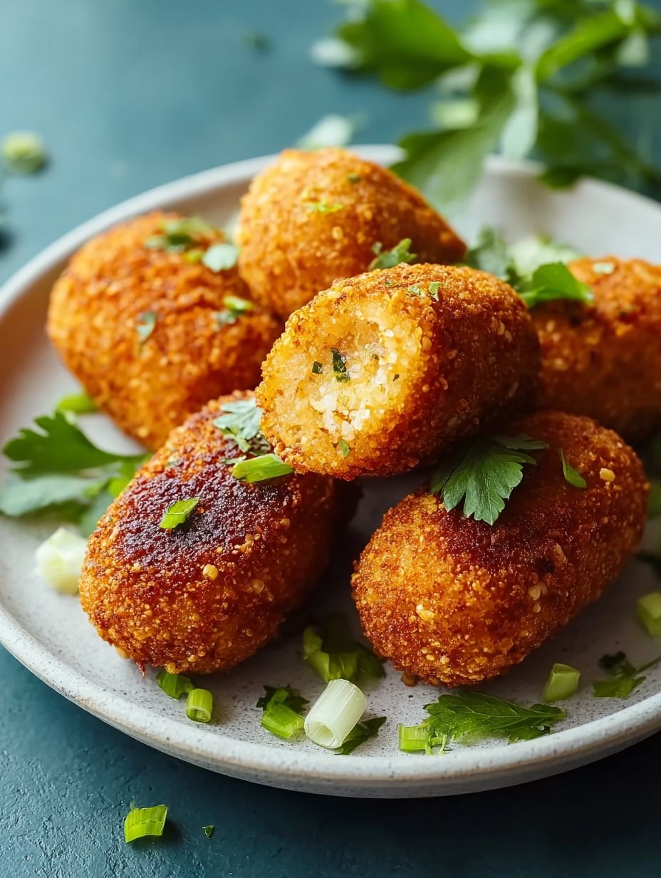 Knusprige Linsenkroketten aus dem Airfryer | Rezept image 2