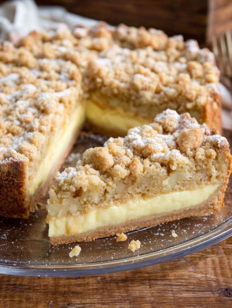 Leckerer Streuselkuchen mit Pudding für jeden Anlass