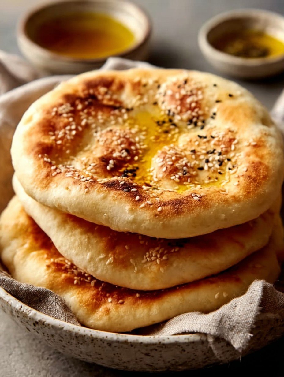 Leckeres, fluffiges Pita Brot selbst backen image 2